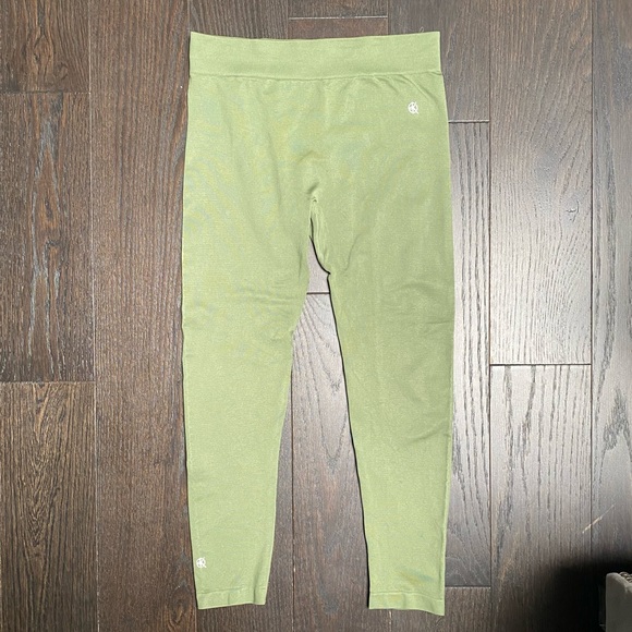 Olive Green Leggings-Workouts by Katya - Picture 4 of 9